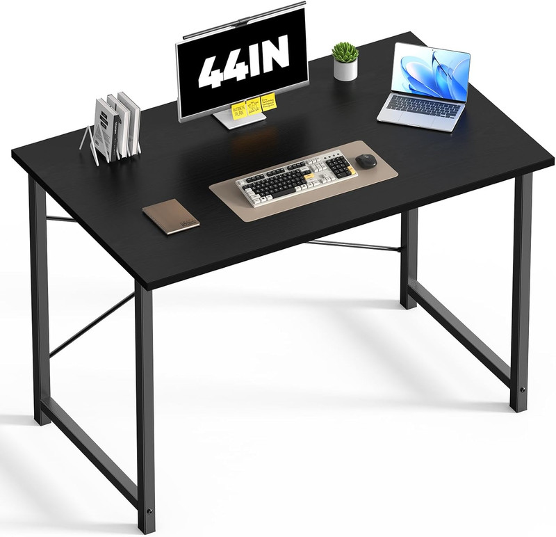44 in Computer Desk for Home Office, Modern Study Work Table Simple Style for Be gallery