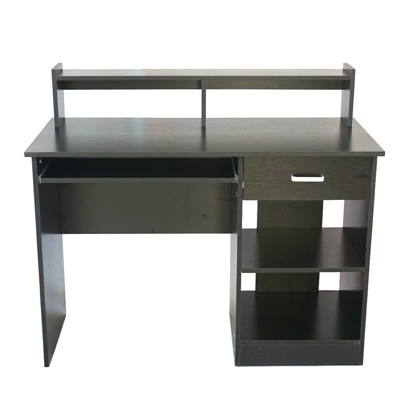 Black Modern Chipboard Computer Desk, General Style E1 15MM gallery