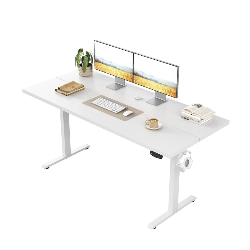 Height Adjustable Desk, Electric Standing Seat Office Desk, Computer Tis…
