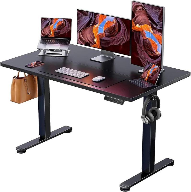 47 x 24 Inches Electric StandingDesk–Height Adjustable Sit-Stand Home OfficeDesk