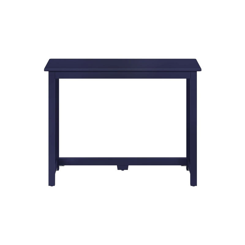 Solid Wood Desk, 40 Inches, Blue gallery