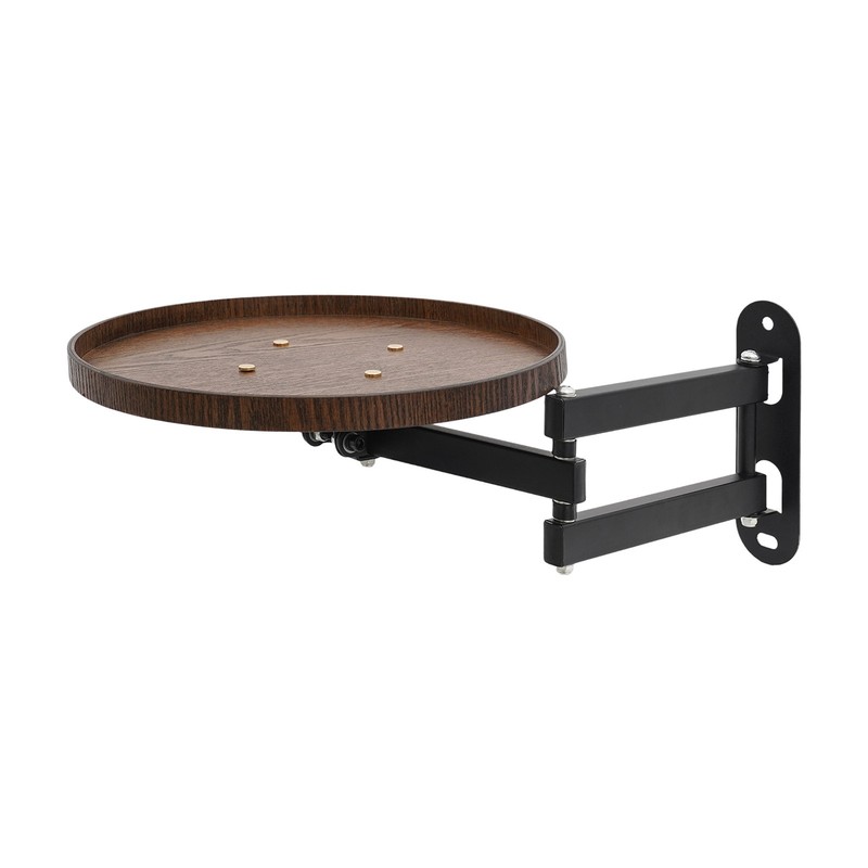 30cm(D) Round Wall Table, Foldable Reading Desk, Bedside Table, Wall-Mount Desk gallery