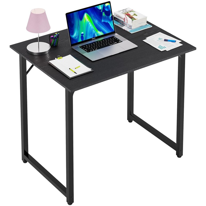 PayLessHere 32 inch Computer Desk,Office Desk with Metal Frame,Modern Simple Sty