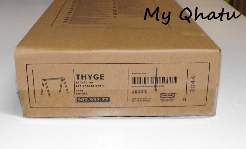 IKEA THYGE table Base Frame Silver , Adjustable 47 1/4″ x 23 5/8″ NEW 902.937.77