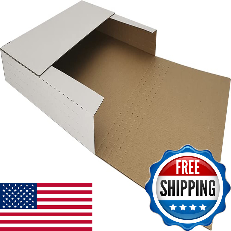 Rotch 50 Pack Vinyl Record Lp Mailer Boxes Perfect For Mailing Packing 12 Inch