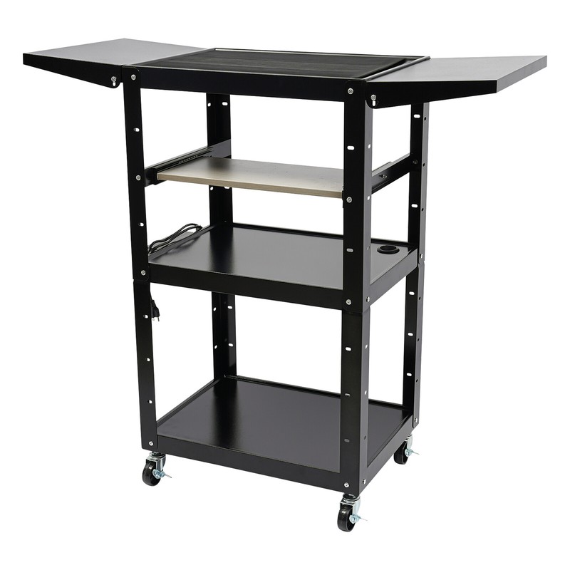 3-tier Rolling Cart Mobile Cart with Wheels Heavy Duty Rolling Work Station gallery