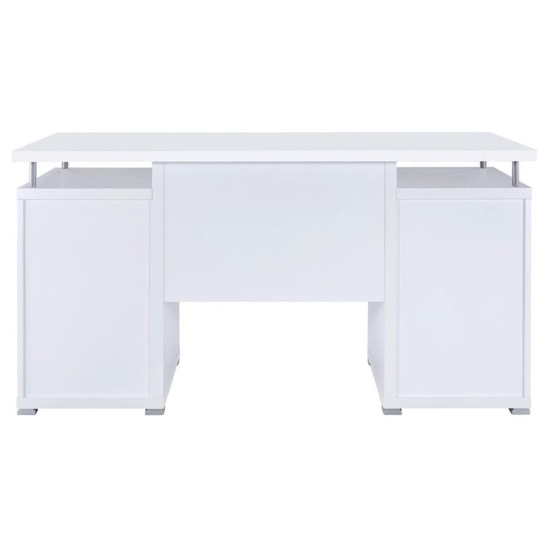 Coaster Tracy 2-Drawer Contemporary Wood Computer Desk White gallery