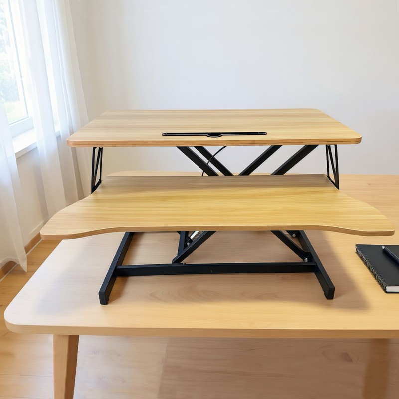 32 Inch Desk Converter, Height Adjustable Sit to Stand Riser gallery