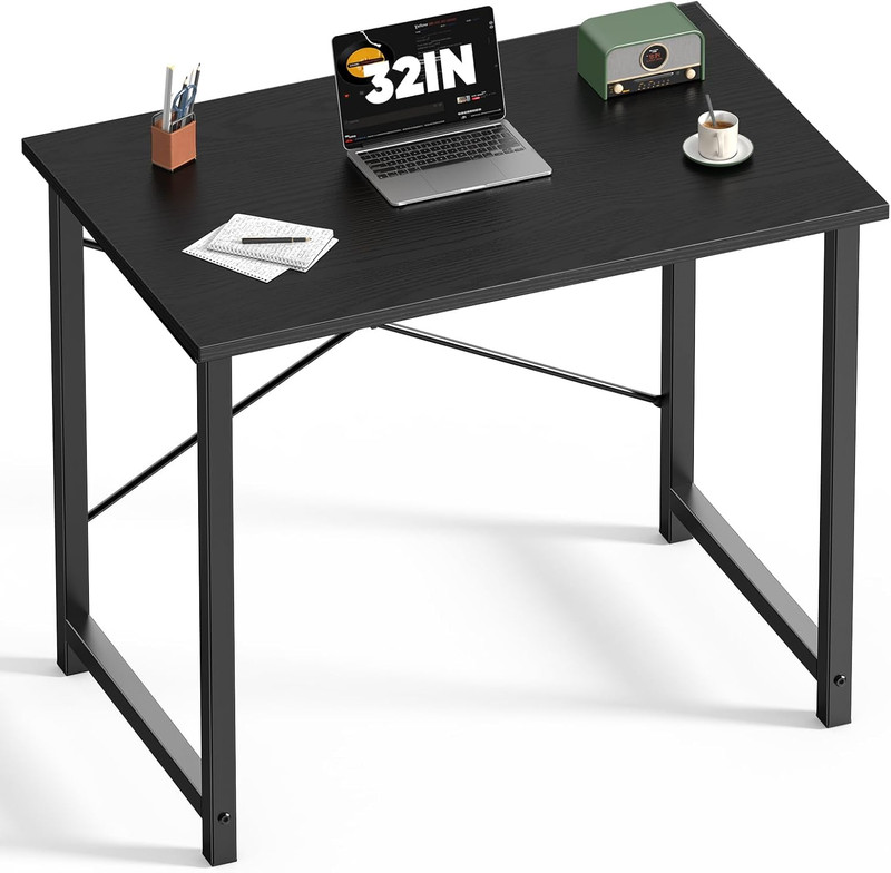 DUMOS 32 Inch Office Small Computer Desk Modern Simple Style Writing Study Work gallery