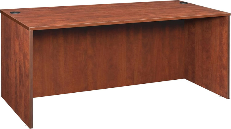 Legacy 71″ Cherry Desk Shell – Elegant and Functional Workspace Solution