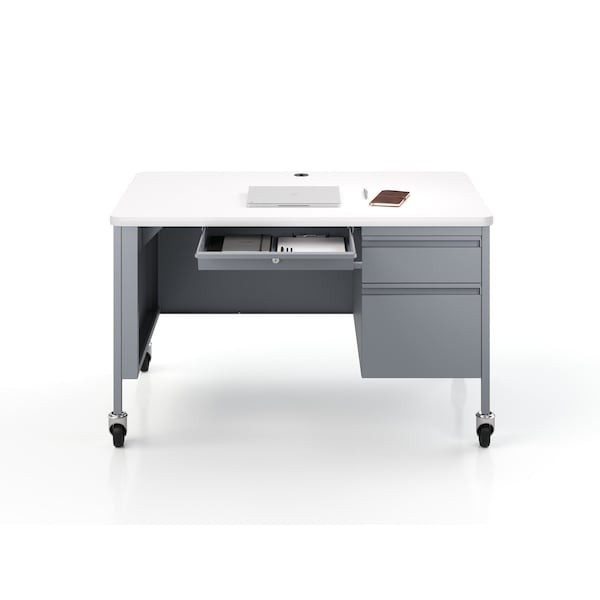 Hirsh Industries 22657 Rectangular Office Desk, 30 In D X 29 1/2 In H, 48 In W X gallery