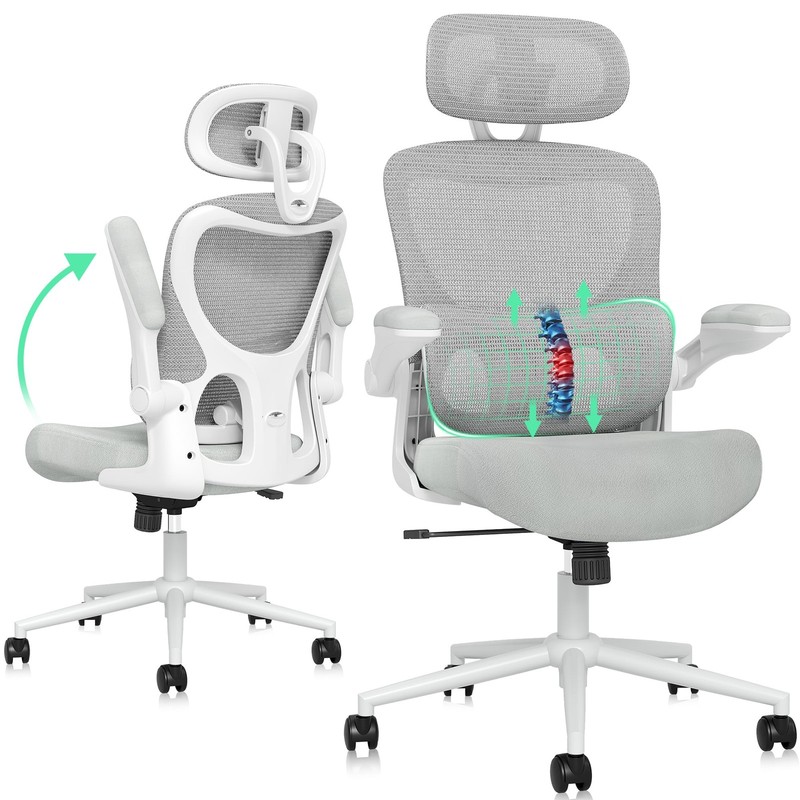 Sunnow Ergonomic Office Chair Comfy Mesh Desk Chair High Back Computer Gaming