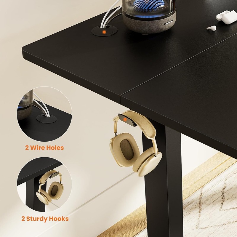 Electric Standing Desk Home Office Height Adjustable Computer Ergonomic Table gallery