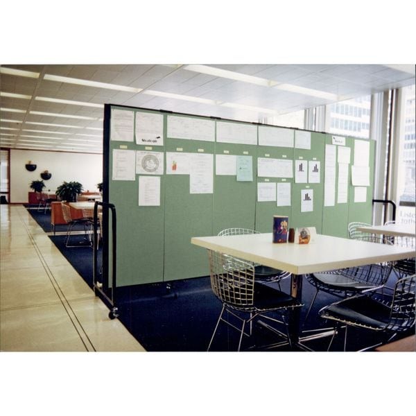 Screenflex Cfsl607-Do Partition, 13 Ft 1 In W X 6 Ft H, Beige gallery