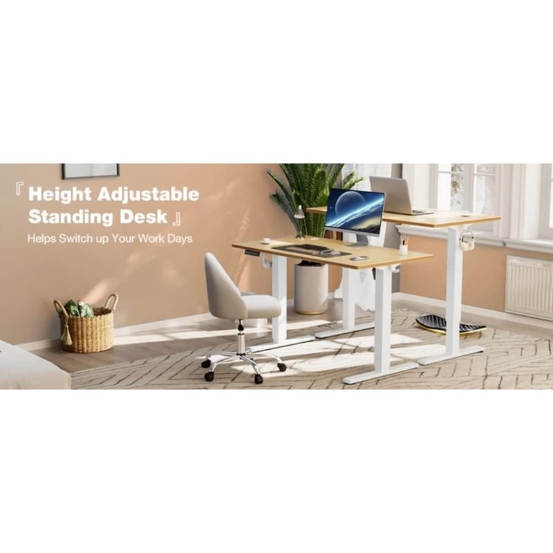 Electric Height Adjustable Standing Desk 40x24 Inch Ergonomic Workstation gallery