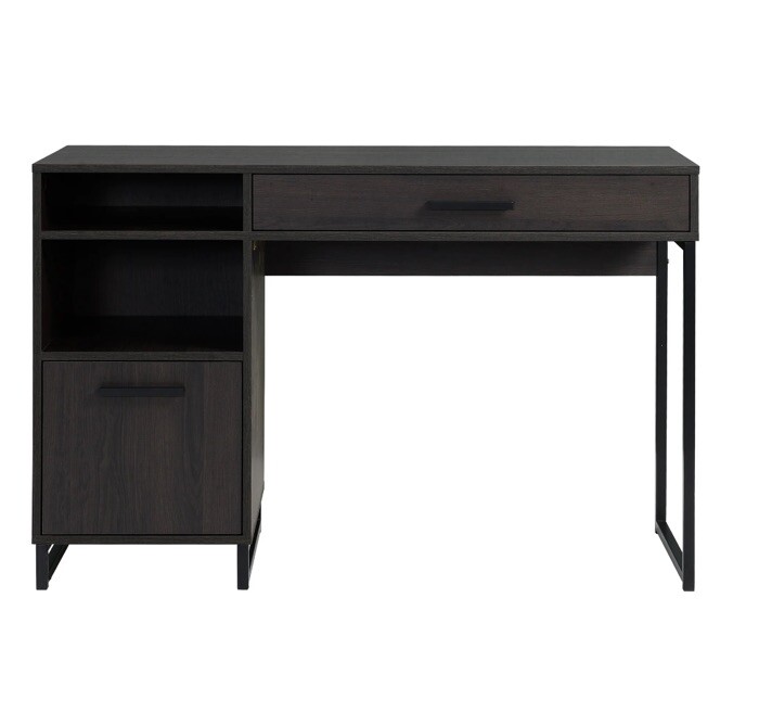 New Mainstays Wood & Metal desk, 29.92in
