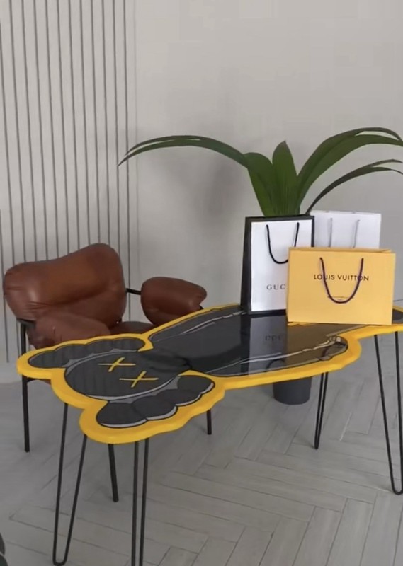 Kaws Desk Table By Hypnotic Art Design