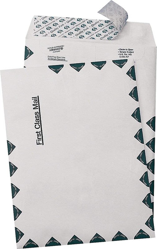 Quality Park Survivor R1800 Tyvek Usps First Class Mailer 12 X 15 1/2 White Of gallery