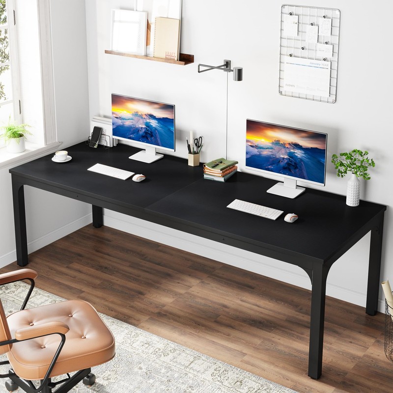 Tribesigns 78.7 Inches Extra Long Computer Desk 2 Person Desk, Double Long De... gallery