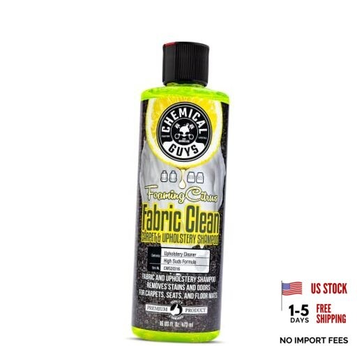 Foaming Citrus Fabric Clean, Carpet and Upholstery Cleaner - Car 16 Fl Oz