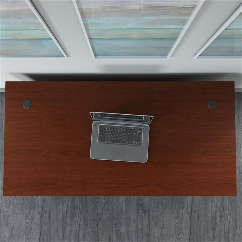 Series C 60W x 30D Office Desk in Mahogany – Engineered Wood