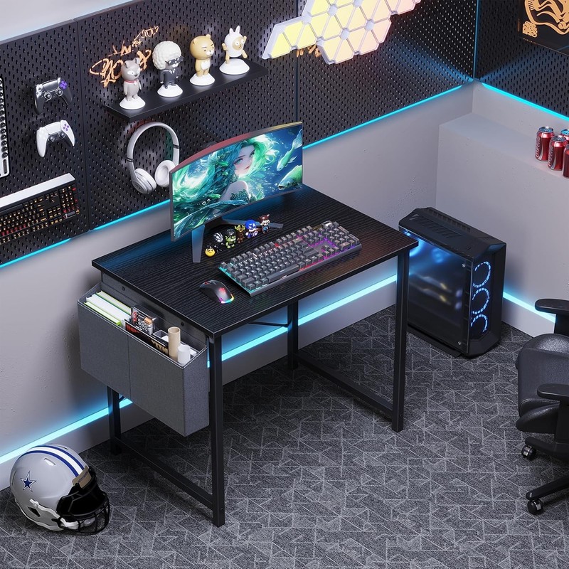 Computer Desk Home Office Desks for Spaces, Gaming Writing Study gallery