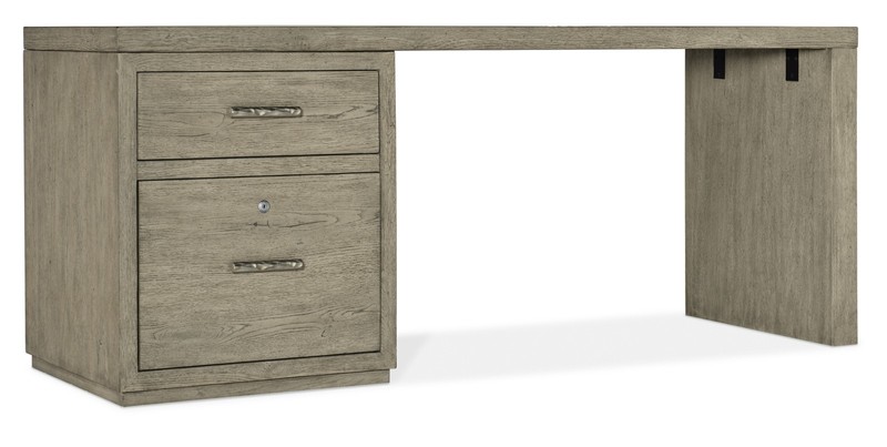 Hooker Furniture 6150-10906 72″ Wood Veneer 2 Drawer Writing Desk – Medium Wood