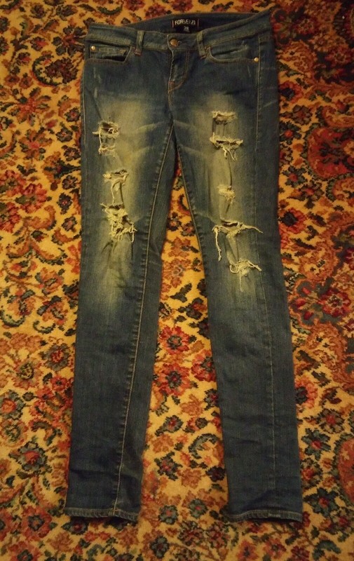 000 Womens Forever 21 Jeans Size 28 Regular Used Dark Denim