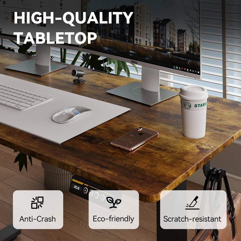 Electric Standing Desk,48x24 Inches Adjustable Height Stand up Desk, Sit Stan... gallery