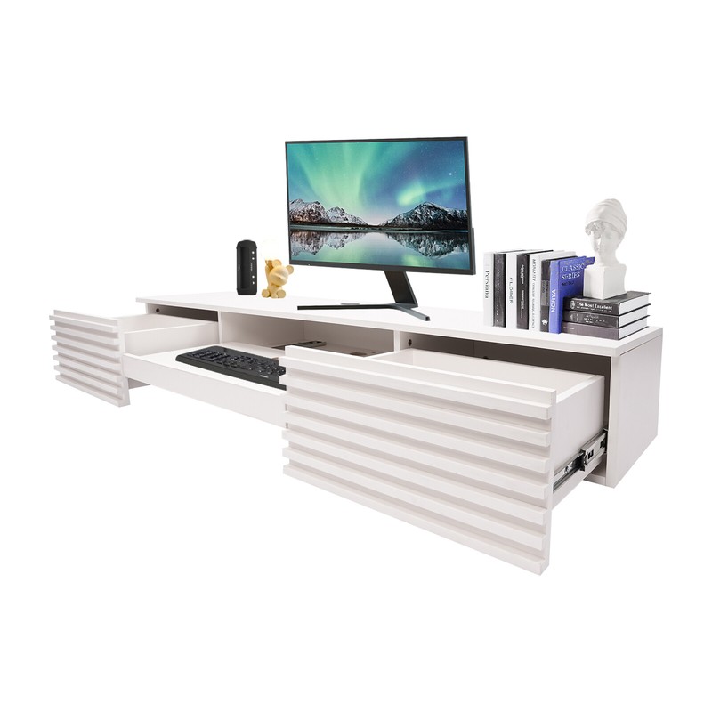 Wall Mounted Desk, Wall Mounted Desk with Pull Out Drawer, Wall Organizer gallery