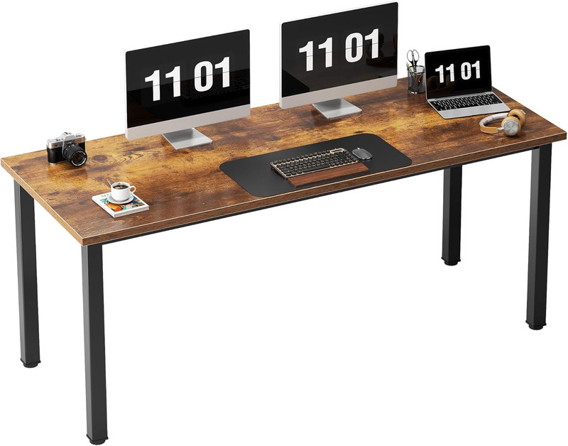 63 Inch Large Computer Desk - Modern Simple Style Home Office Gaming Desk, Basic