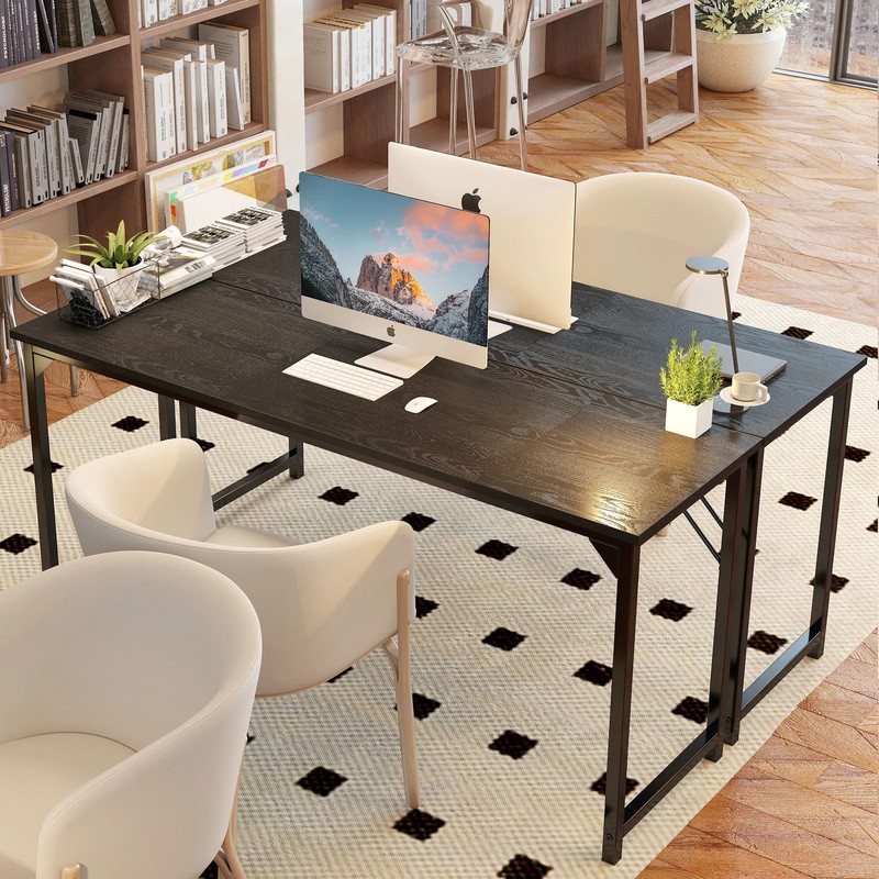 Edx 63 inch Computer Desk Modern Writing Desk, Industrial Office Desk, Sturdy La gallery