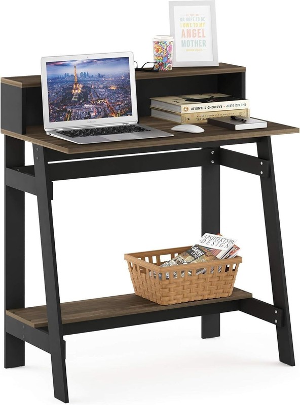 A Frame Computer Desk Laptop Notebook Table Small Spaces 17.9"D x 31.6"W x35.5"H
