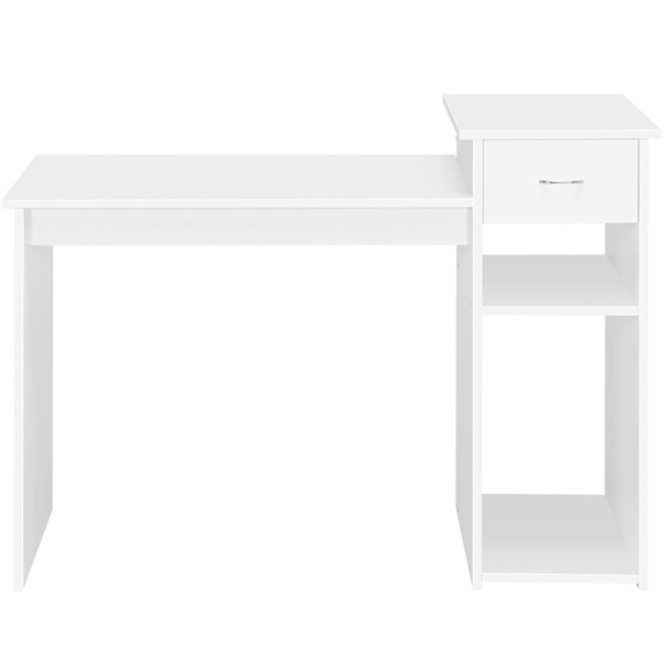 Wood Computer Desk PC Laptop Table Study Workstation Home Office Furniture White gallery