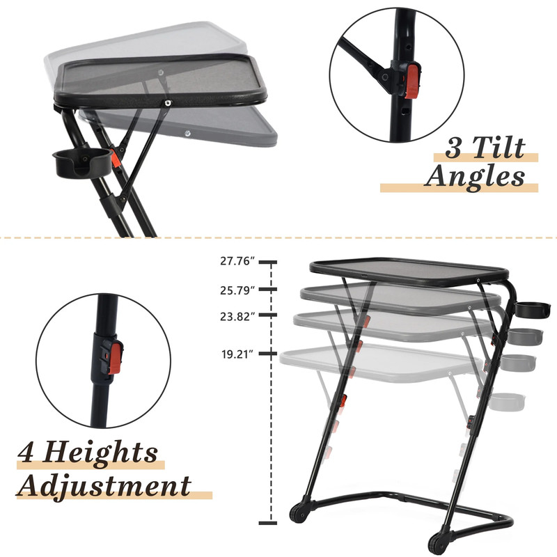 Height Adjustable Drafting Table, Tilting Table Top for Teen Adults Painting Dra gallery