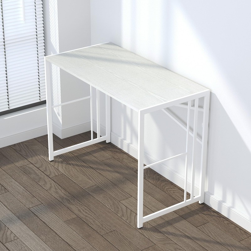 Folding Desk 103cm, Writing Gaming Computer Camping Table, No Together... gallery