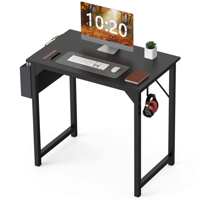 Small Computer Desk 31″ Simple Writing Mini Desk Home Office Space Laptop PC Mac