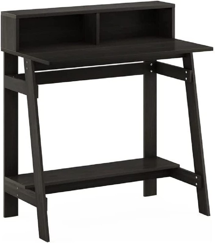 Furinno Engineered Espresso Wood Simplistic Contemporary A Frame Computer Desk