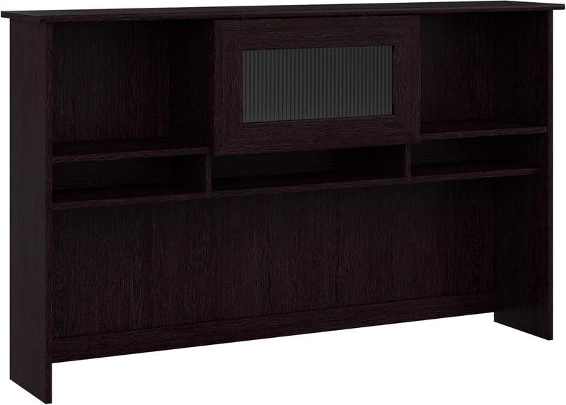 Espresso Oak Bush Furniture Cabot 60W Desk Hutch for Stylish Office Storage