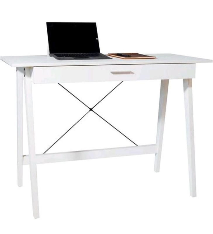 Onespace White Newport Desk With Drawer gallery