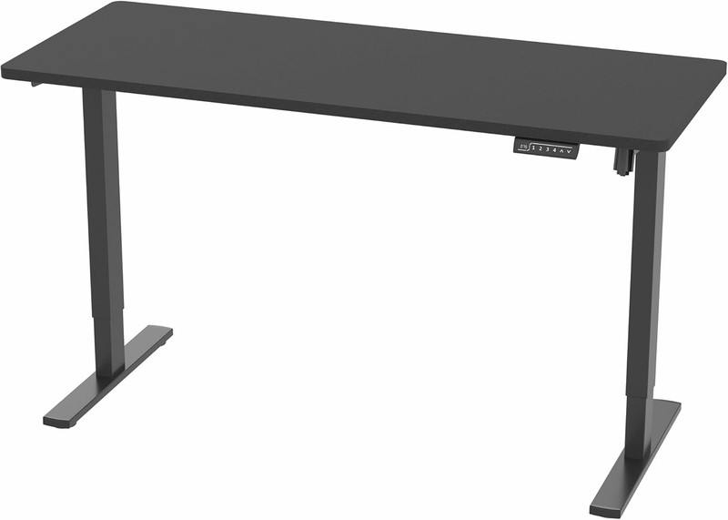 VIVO Electric Standing Desk 60"x24", Memory Height, 220 lbs Capacity, Black gallery
