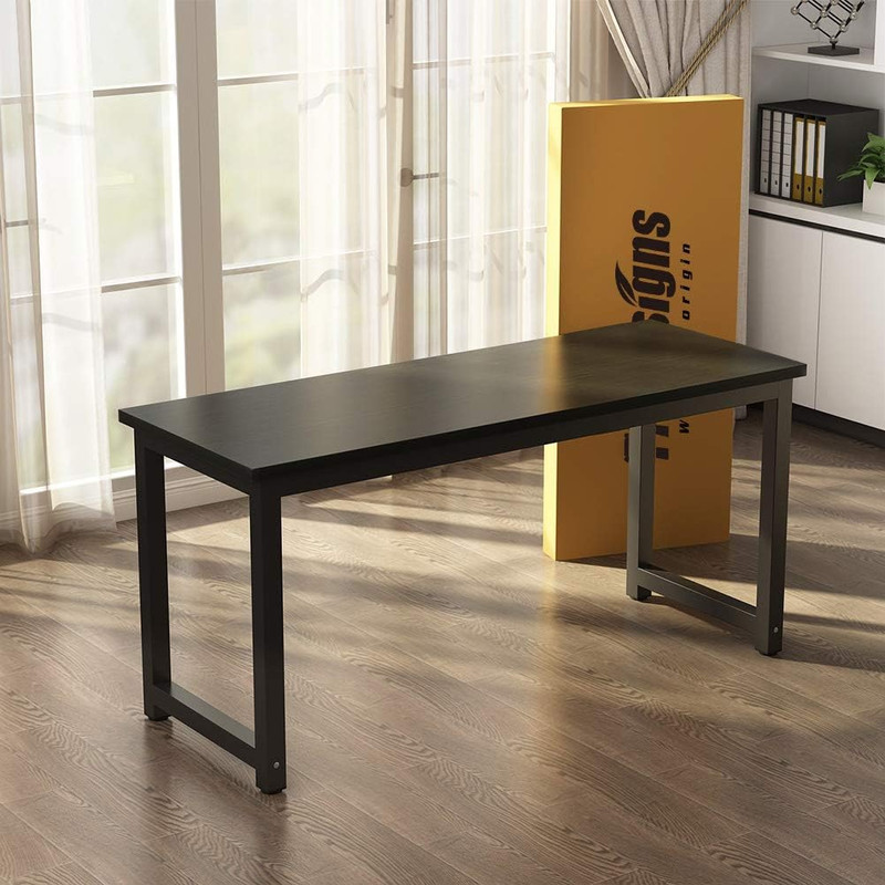 Modern Computer Desk, 63 Inch Large Office Desk Computer Table Study Writing Des gallery