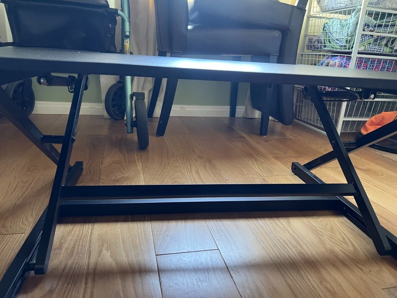 FlexiSpot 35" Black Home Office Desk Riser Adjustable Standing Desk Converter