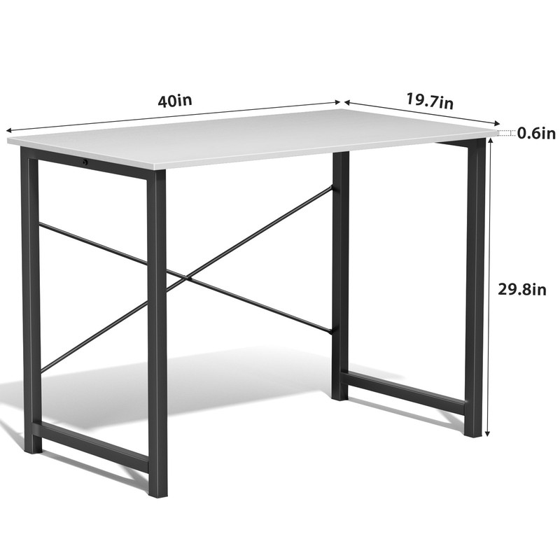 31-51 Inch Standing Desk Home Office Computer Table Writing Study PC Workstation