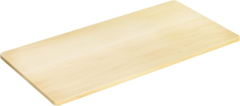 VIVO Light Wood 60 x 24 inch Universal Solid One-Piece Table for Standard and
