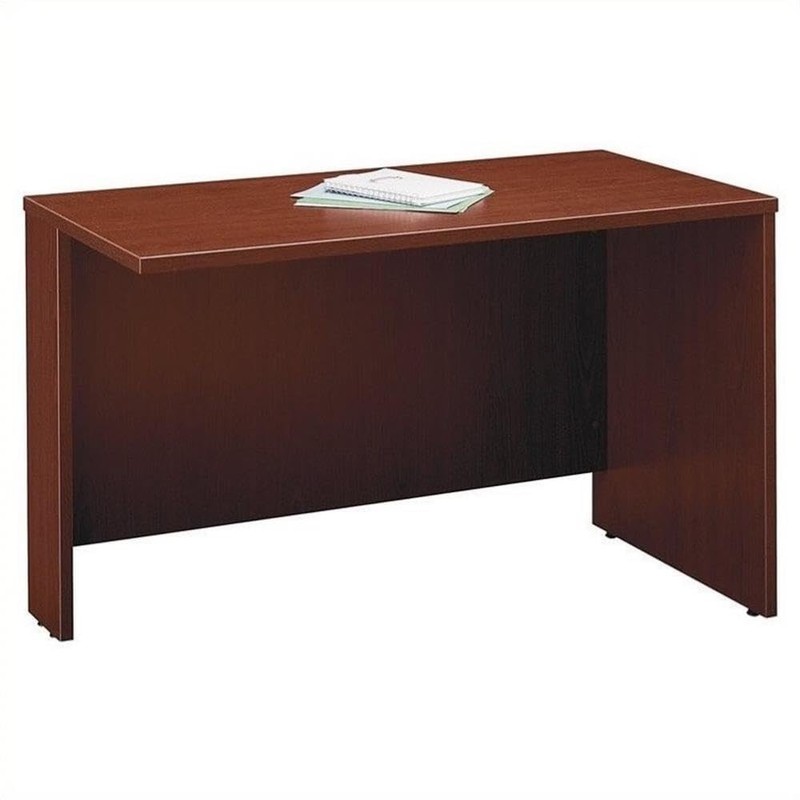 Bush Business Furniture Series Collection 48W Return Bridge in Mahogany