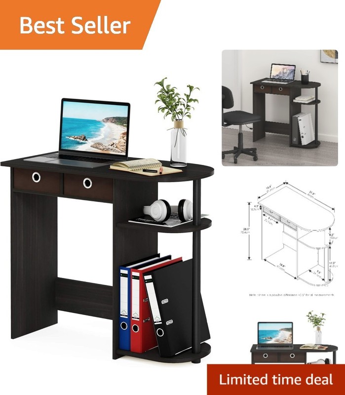 Versatile 31.5" Computer Desk with Eco-Friendly Materials & Storage Bins