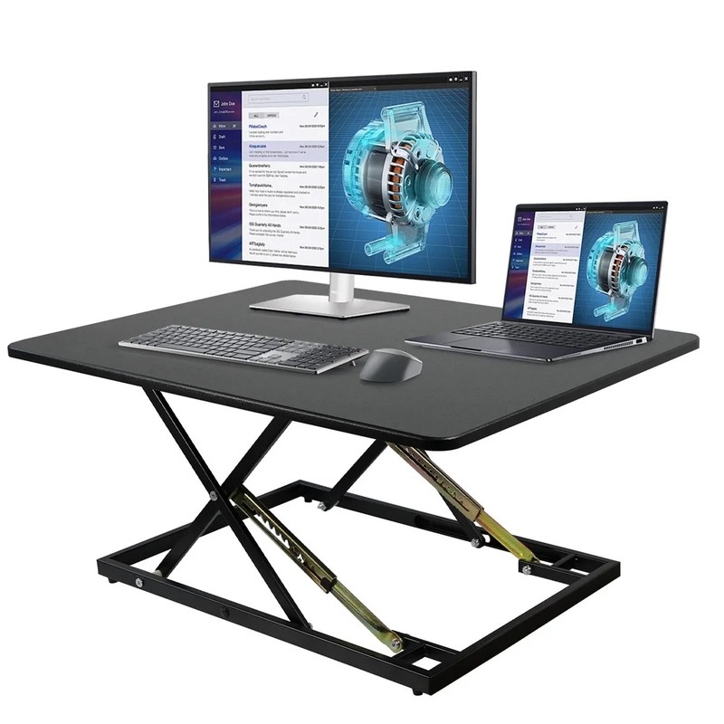 STANDNEE Standing Desk SJZ-F Large Standing Desk Converter, Height Adjustable