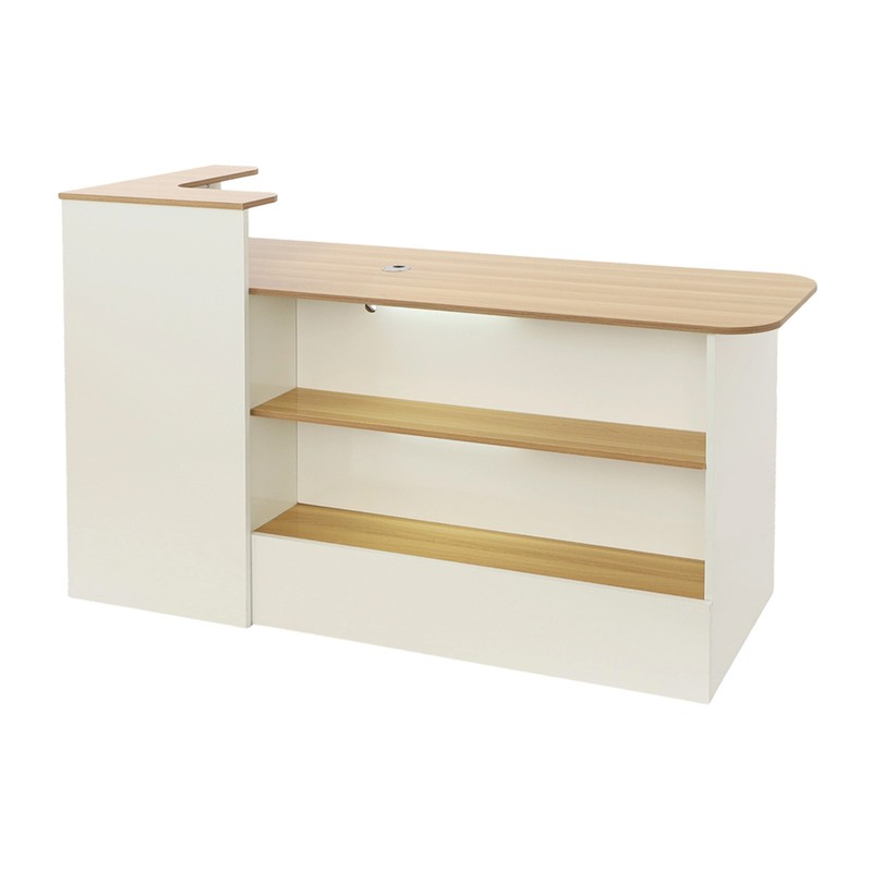 Modern Reception Desk, Reception Desk, Reception Desk with a Lockable Drawer gallery