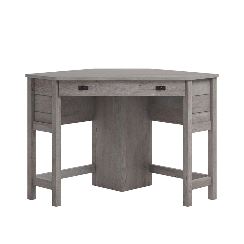 Sauder Cottage Road Space Saving Corner Computer Desk Mystic Oak Finish 430060